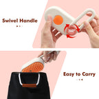 4 in 1 Rechargeable Pet Steam Brush, Portable Grooming Tool for Dogs and Cats, Removes Tangles & Loose Fur, Suitable for Short & Long-Haired Pets