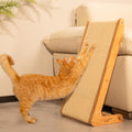 Petisia Wooden Sisal Cat Scratcher & Climbing Ramp
