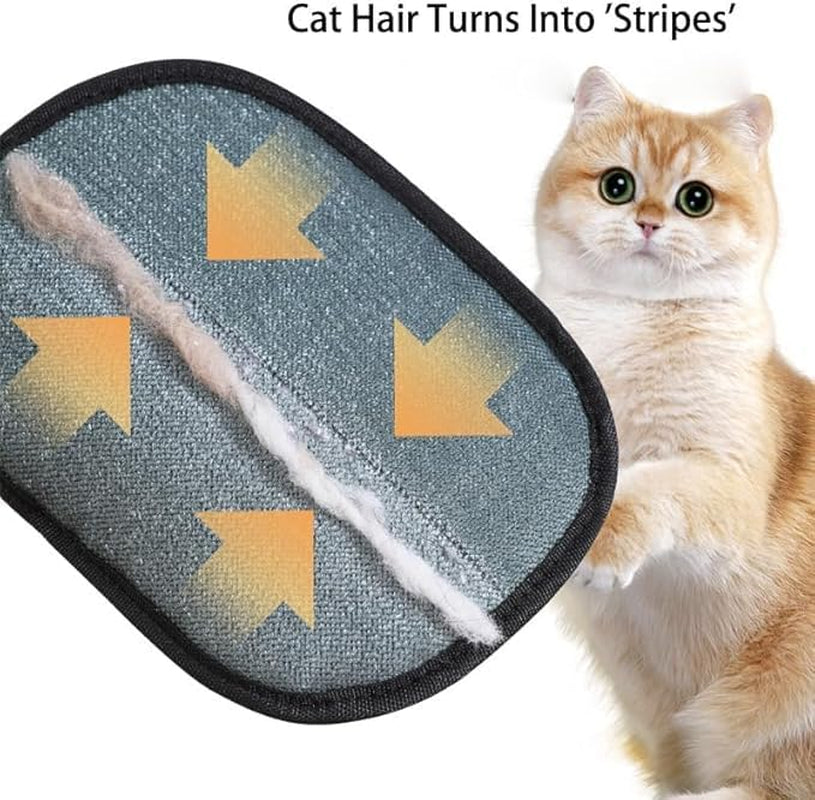 2 Pcs Reusable Pet Hair Remover Gloves, 2025 Cat Dog Grooming Gloves Pet Remover Electrostatic, Hands on for Dogs Cats & Horses with Long and Short